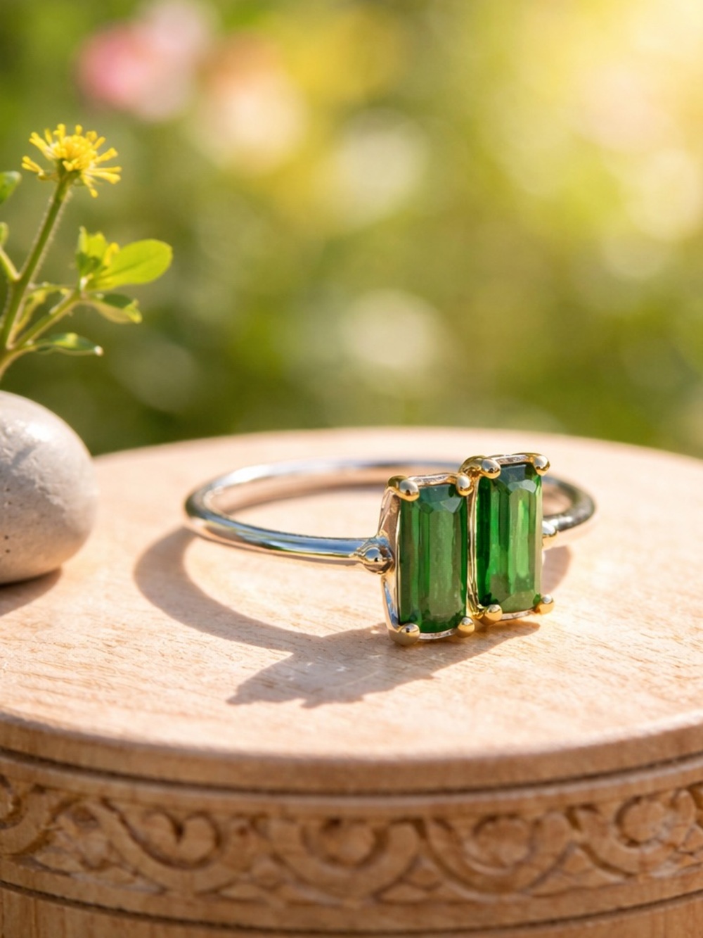 ! Green Tourmaline Ring - Picture 3 of 15